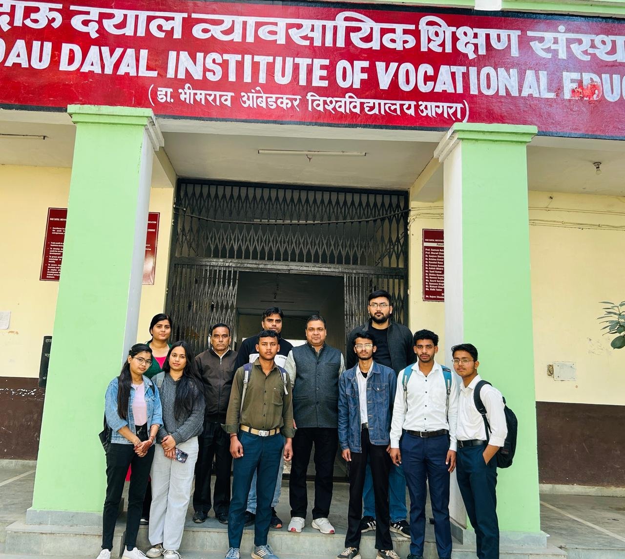 University Employment Registration Campaign in Agra Students registering on university employment portal during registration campaign in Agra