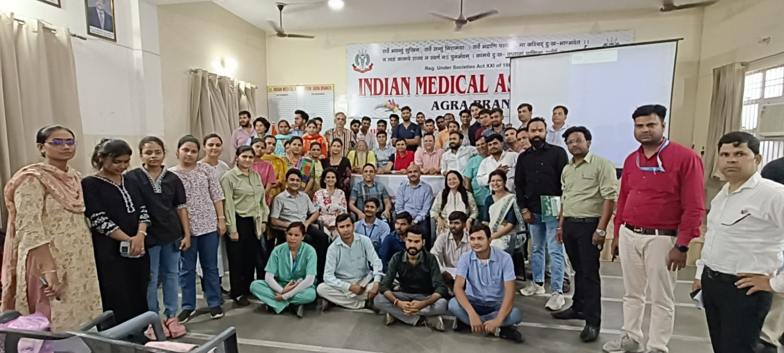 Indian Medical Association Agra branch organizing Nursing Workshop Basics to Brilliance with doctors and nursing staff during a healthcare training session in Agra