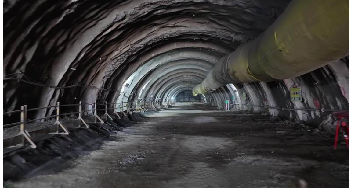MT-07 mountain tunnel of the Mumbai-Ahmedabad Bullet Train project completed in Palghar district, Maharashtra.