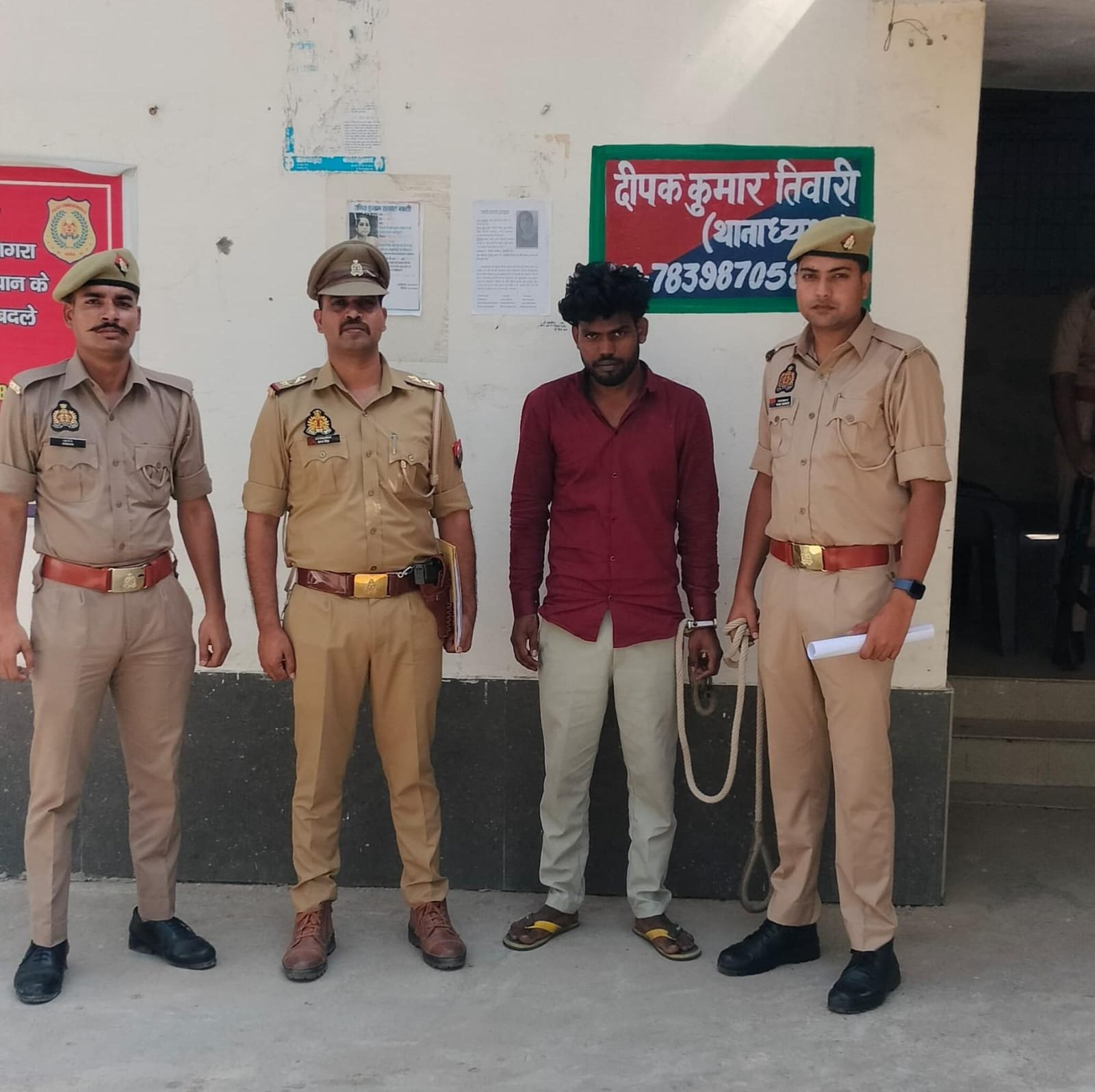 Bamrauli Katara Police arrested an accused for allegedly abducting a minor girl in Fatehabad under the POCSO Act.